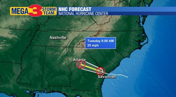 Danny Forecast from the National Hurricane Center